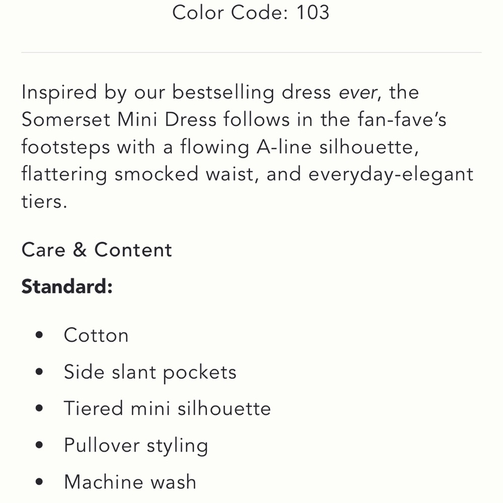 Anthropologie Somerset mini dress 3x - Picture 10 of 10